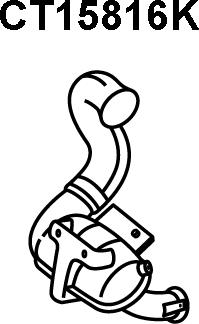 Veneporte CT15816K - Catalyseur droxauto.com