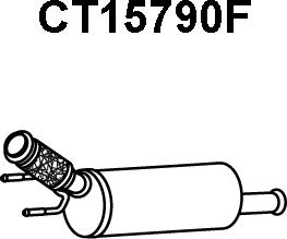 Veneporte CT15790F - Filtre à particules / à suie, échappement droxauto.com