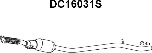 Veneporte DC16031S - Filtre à particules / à suie, échappement droxauto.com
