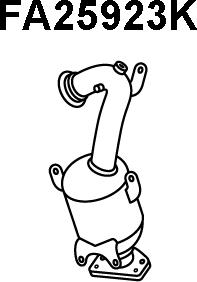 Veneporte FA25923K - Catalyseur droxauto.com