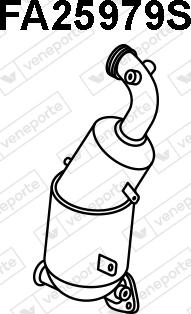Veneporte FA25979S - Filtre à particules / à suie, échappement droxauto.com