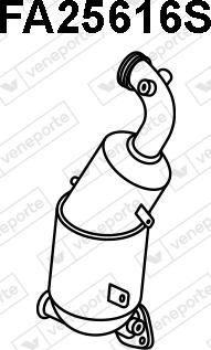 Veneporte FA25616S - Filtre à particules / à suie, échappement droxauto.com