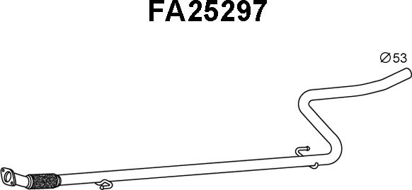 Veneporte FA25297 - Tuyau d'échappement droxauto.com
