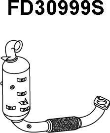 Veneporte FD30999S - Filtre à particules / à suie, échappement droxauto.com