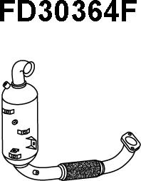 Veneporte FD30364F - Filtre à particules / à suie, échappement droxauto.com