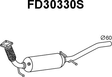 Veneporte FD30330S - Filtre à particules / à suie, échappement droxauto.com