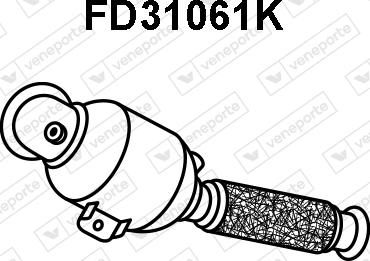 Veneporte FD31061K - Catalyseur droxauto.com