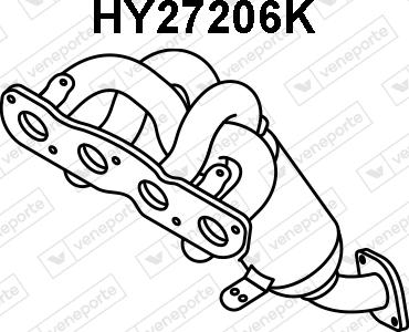 Veneporte HY27206K - Catalyseur droxauto.com