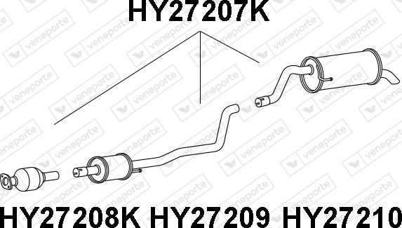 Veneporte HY27207K - Catalyseur droxauto.com