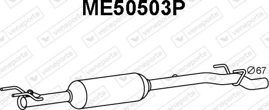 Veneporte ME50503P - Catalyseur SCR droxauto.com