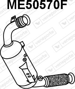 Veneporte ME50570F - Filtre à particules / à suie, échappement droxauto.com