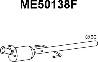 Veneporte ME50138F - Filtre à particules / à suie, échappement droxauto.com