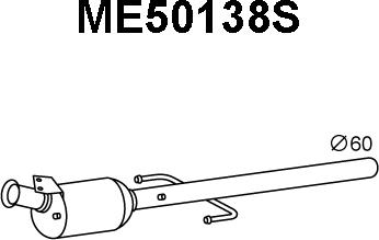 Veneporte ME50138S - Filtre à particules / à suie, échappement droxauto.com