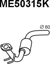 Veneporte ME50315K - Catalyseur droxauto.com