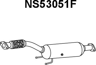 Veneporte NS53051F - Filtre à particules / à suie, échappement droxauto.com
