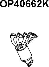 Veneporte OP40662K - Catalyseur en coude droxauto.com