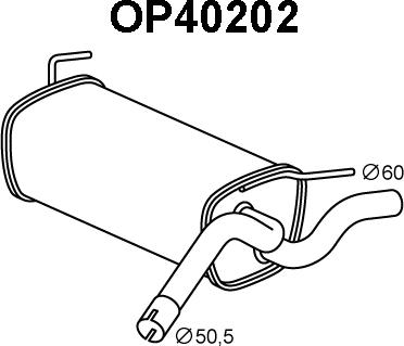 Veneporte OP40202 - Silencieux arrière droxauto.com