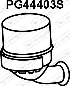 Veneporte PG44403S - Filtre à particules / à suie, échappement droxauto.com