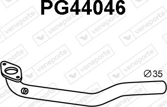 Veneporte PG44046 - Tuyau d'échappement droxauto.com