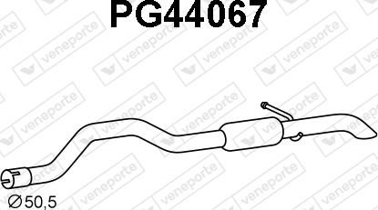 Veneporte PG44067 - Silencieux arrière droxauto.com