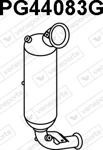 Veneporte PG44083G - Filtre à particules / à suie, échappement droxauto.com