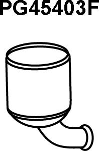 Veneporte PG45403F - Filtre à particules / à suie, échappement droxauto.com