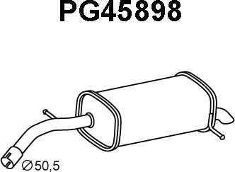 Veneporte PG45898 - Silencieux arrière droxauto.com