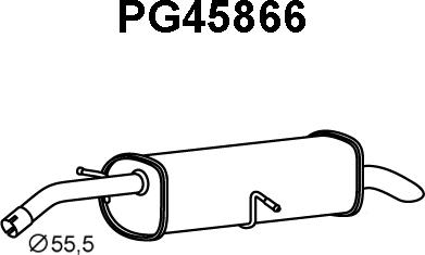 Veneporte PG45866 - Silencieux arrière droxauto.com