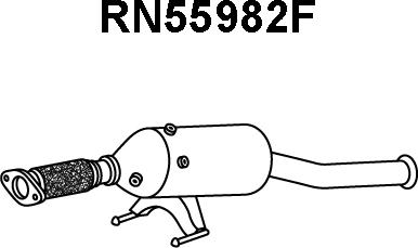 Veneporte RN55982F - Filtre à particules / à suie, échappement droxauto.com