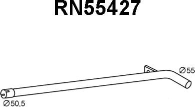 Veneporte RN55427 - Tuyau d'échappement droxauto.com