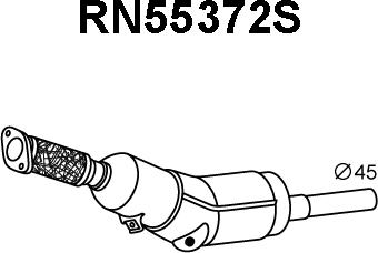 Veneporte RN55372S - Filtre à particules / à suie, échappement droxauto.com