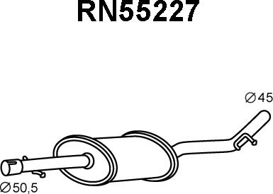 Veneporte RN55227 - Silencieux avant droxauto.com