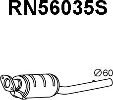 Veneporte RN56035S - Filtre à particules / à suie, échappement droxauto.com