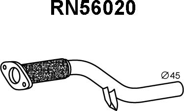 Veneporte RN56020 - Tuyau d'échappement droxauto.com
