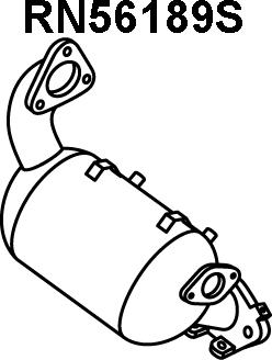 Veneporte RN56189S - Filtre à particules / à suie, échappement droxauto.com