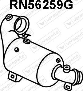 Veneporte RN56259G - Filtre à particules / à suie, échappement droxauto.com
