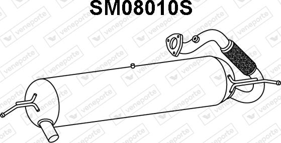 Veneporte SM08010S - Filtre à particules / à suie, échappement droxauto.com