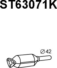 Veneporte ST63071K - Catalyseur droxauto.com