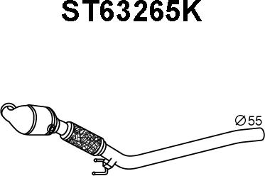 Veneporte ST63265K - Catalyseur droxauto.com
