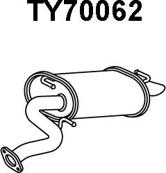 Veneporte TY70062 - Silencieux arrière droxauto.com