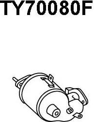 Veneporte TY70080F - Filtre à particules / à suie, échappement droxauto.com