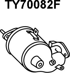 Veneporte TY70082F - Filtre à particules / à suie, échappement droxauto.com