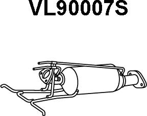Veneporte VL90007S - Filtre à particules / à suie, échappement droxauto.com