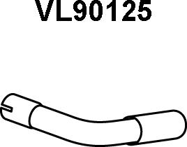 Veneporte VL90125 - Tuyau d'échappement droxauto.com