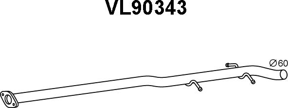 Veneporte VL90343 - Tuyau d'échappement droxauto.com