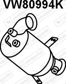 Veneporte VW80994K - Catalyseur droxauto.com