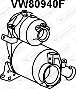 Veneporte VW80940F - Filtre à particules / à suie, échappement droxauto.com