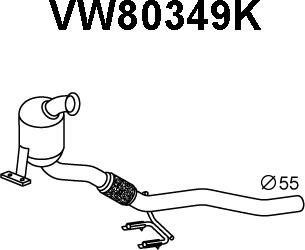 Veneporte VW80349K - Catalyseur droxauto.com