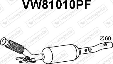 Veneporte VW81010PF - Catalyseur SCR droxauto.com
