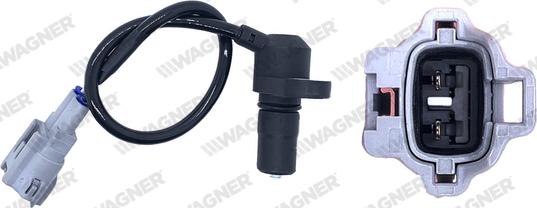 Wagner CRS00023 - Capteur d'angle, vilebrequin droxauto.com
